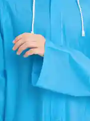 Синий дождевик универсальный, 7-8 лет