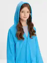 Синий дождевик универсальный, 7-8 лет