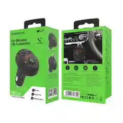 FM модулятор-трансмиттер Bluetooth Borofone BC26, 2 USB, черный