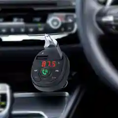 FM модулятор-трансмиттер Bluetooth Borofone BC26, 2 USB, черный