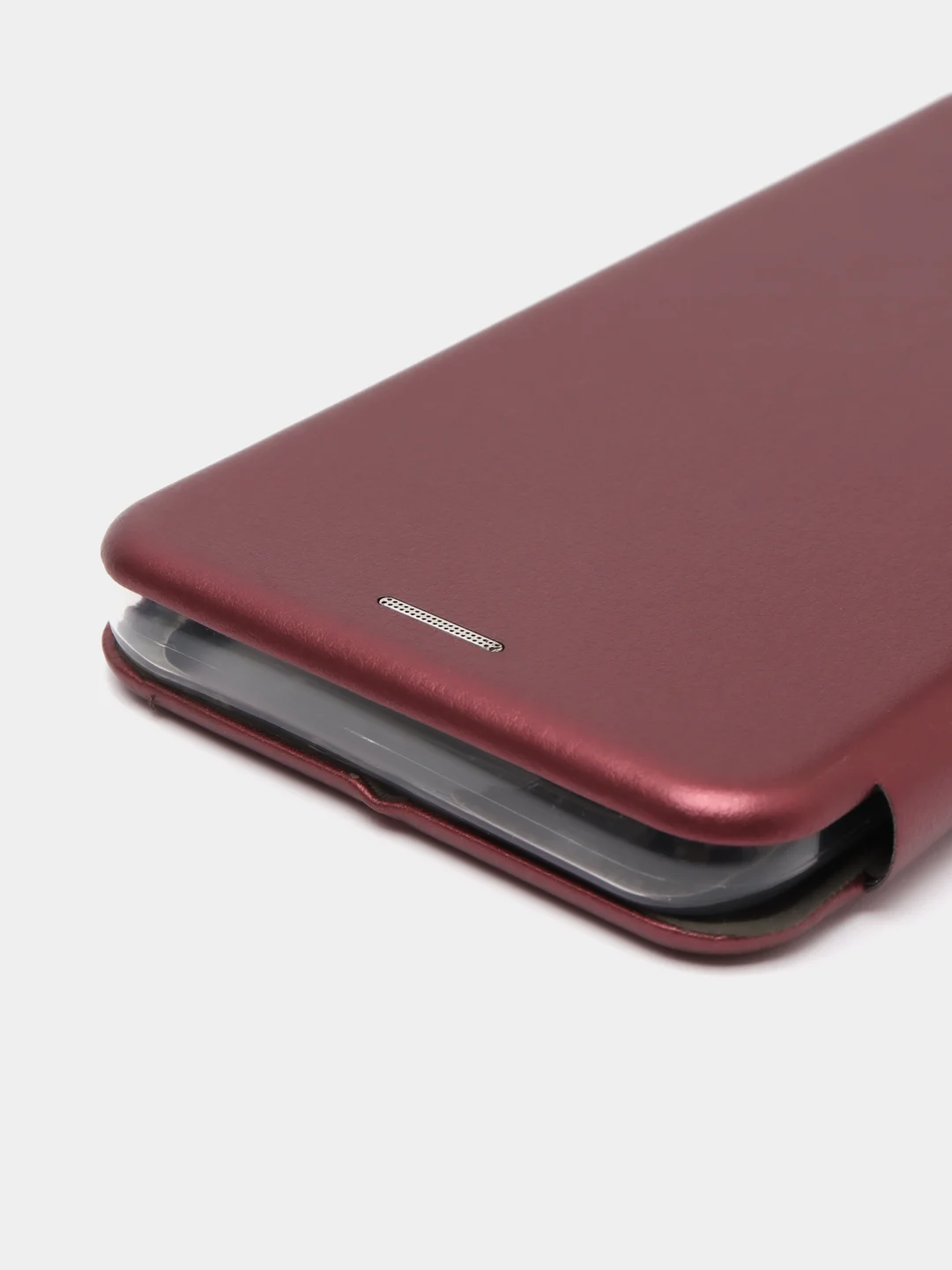 Бордовый чехол книжка на Tecno Spark 8C / Tecno Spark Go 2022