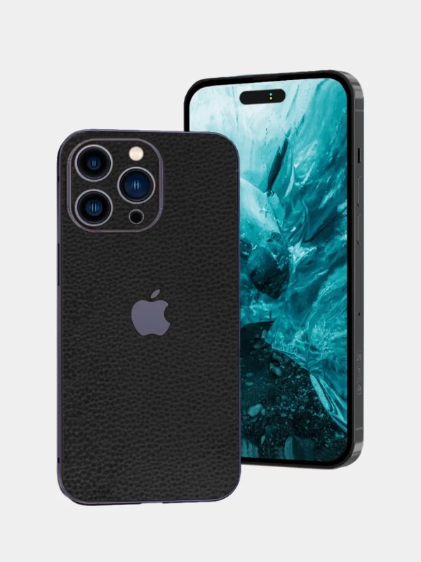 Кожаная гидрогелевая пленка на iPhone 11/12/12Pro/13/13Pro/13 Pro Max/14Pro/ 14 Pro Max