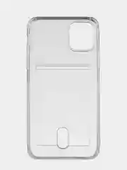 Чехол с отделением для карты ROCKET Clear Plus для iPhone 13/ 13 Pro/ 12/ 12 Pro /11