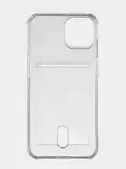 Чехол с отделением для карты ROCKET Clear Plus для iPhone 13/ 13 Pro/ 12/ 12 Pro /11