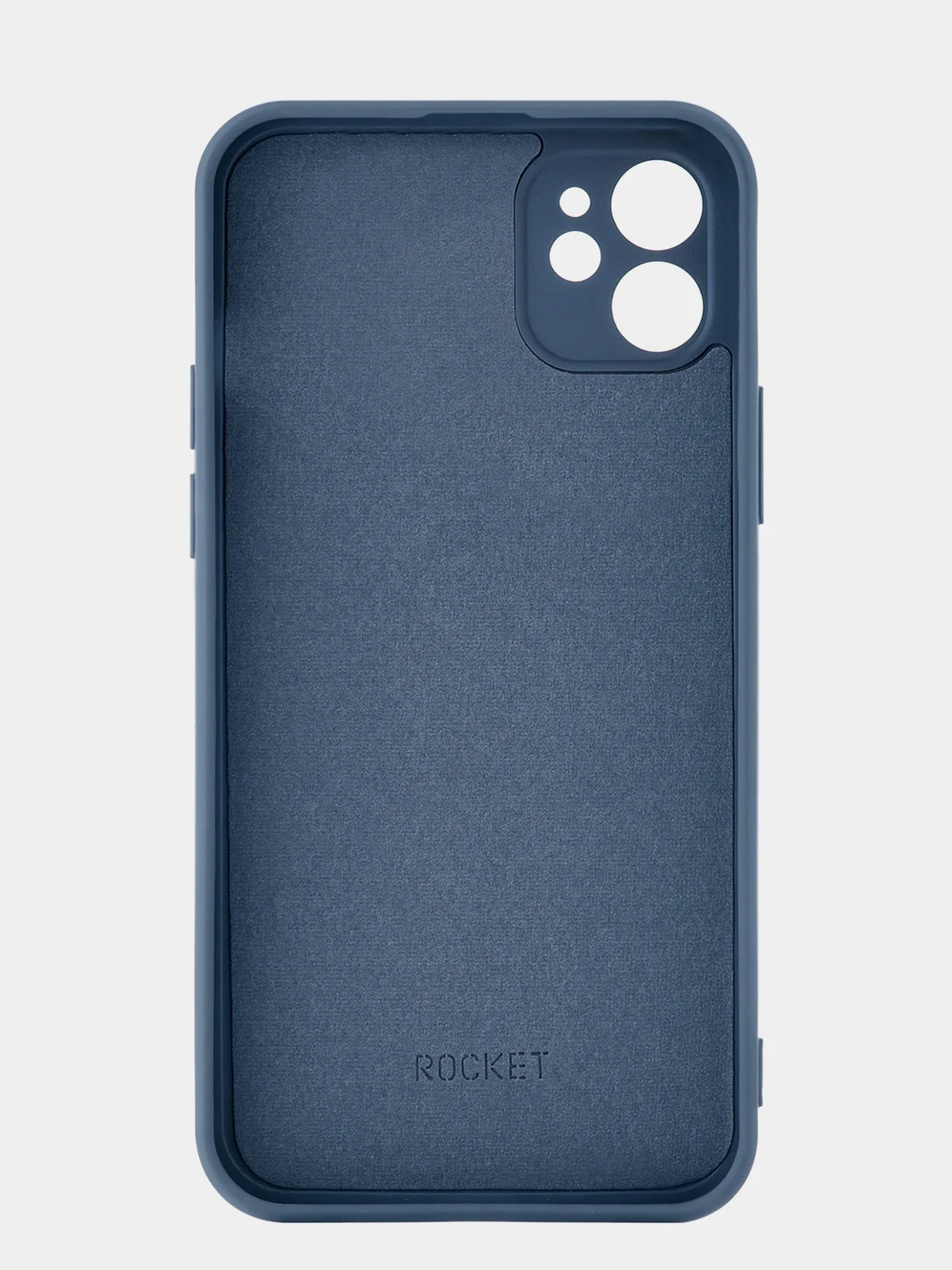 Темно-синий чехол защитный ROCKET Sense для iPhone 11, soft-touch матовый, TPU