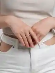 Кольцо плетеное "Love"
