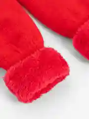 Красный варежки женские зимние двухслойные утолщенные шерстяные с возможностью удлинения, 8 цветов