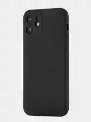Черный чехол защитный ROCKET Sense для iPhone 12, soft-touch матовый, TPU