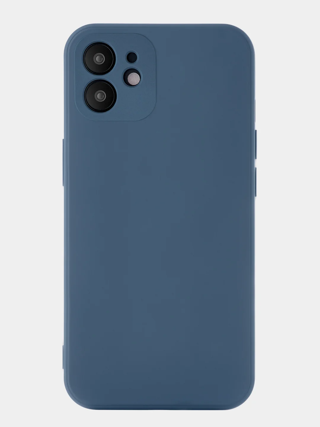 Синий чехол защитный ROCKET Sense для iPhone 12, soft-touch матовый, TPU