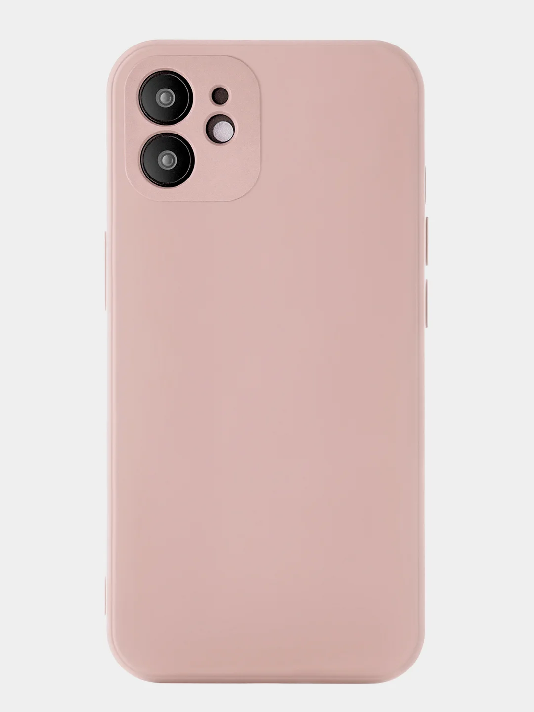 Розовый чехол защитный ROCKET Sense для iPhone 12, soft-touch матовый, TPU