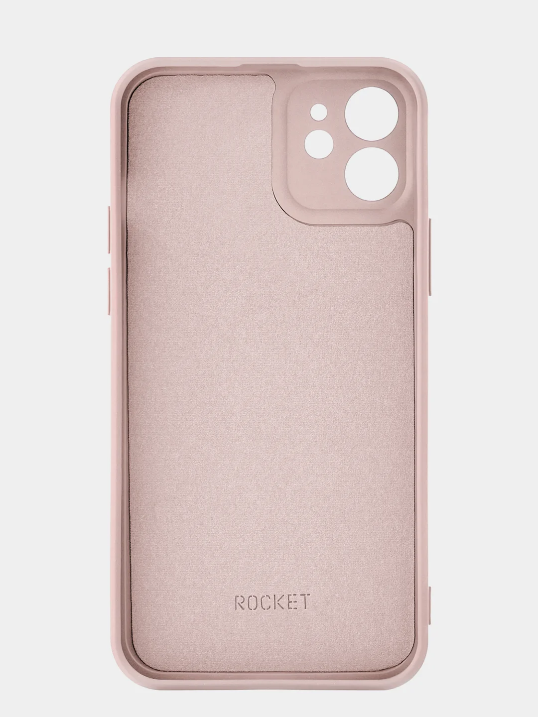 Розовый чехол защитный ROCKET Sense для iPhone 12, soft-touch матовый, TPU