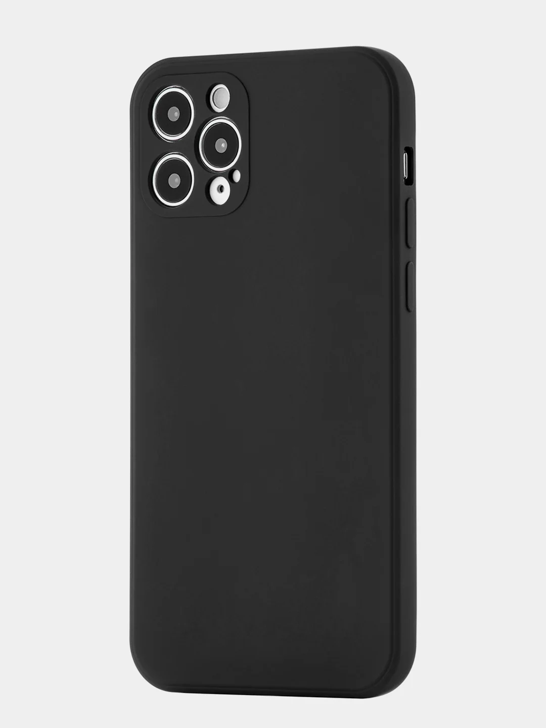 Черный чехол защитный ROCKET Sense для iPhone 12 Pro, soft-touch матовый, TPU