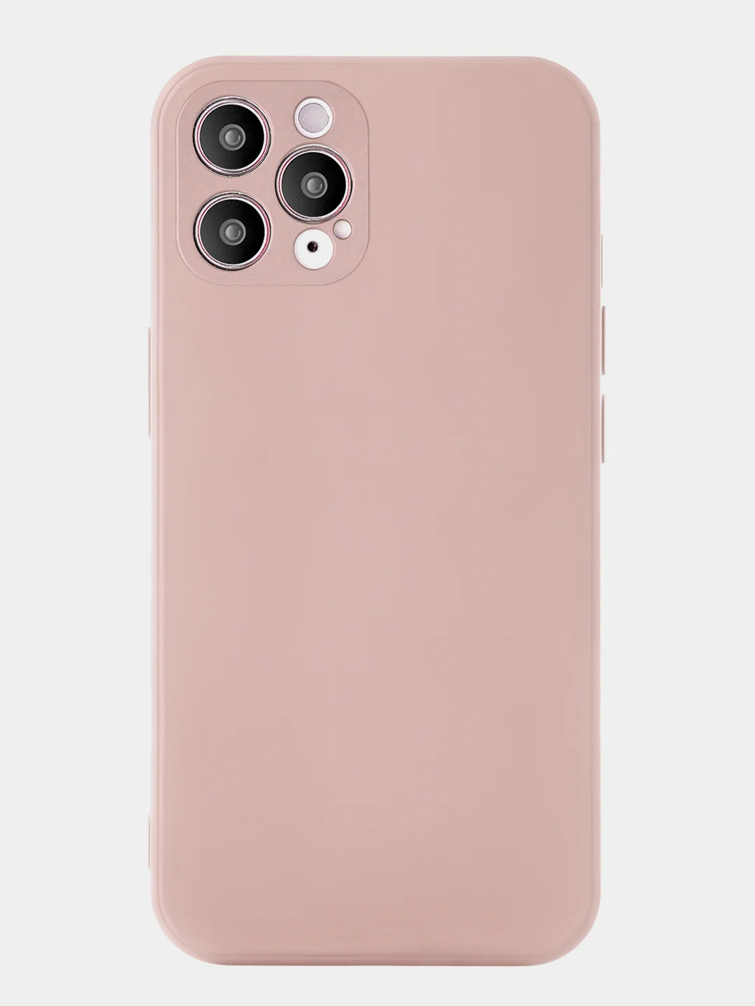 Розовый чехол защитный ROCKET Sense для iPhone 12 Pro, soft-touch матовый, TPU