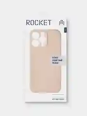Розовый чехол защитный ROCKET Sense для iPhone 12 Pro, soft-touch матовый, TPU