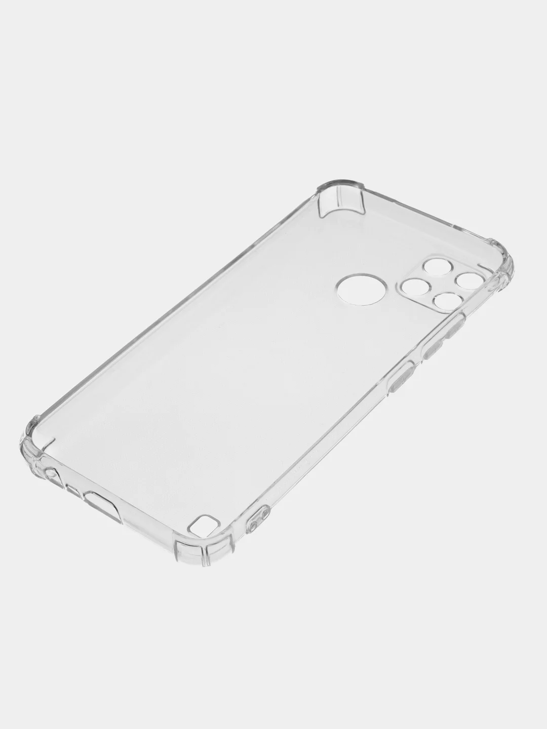 Прозрачный чехол Realme C21Y / C25Y силиконовый с защитой камеры ( Реалми С21У С25У )