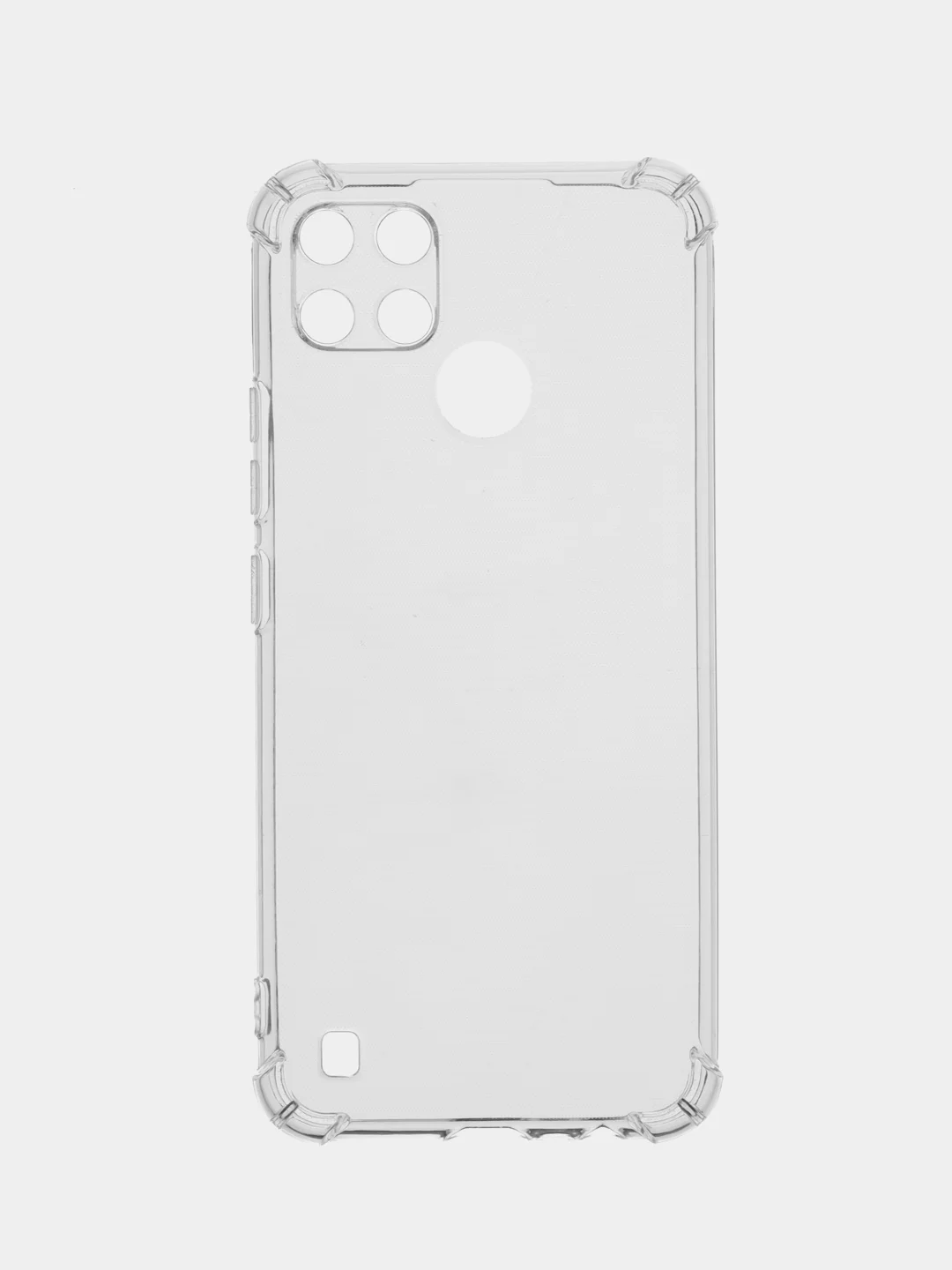 Прозрачный чехол Realme C21Y / C25Y силиконовый с защитой камеры ( Реалми С21У С25У )