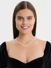 Белый колье, ожерелье из жемчуга