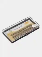 Накладные ресницы пучки лисисий эффект 20D изгиб L