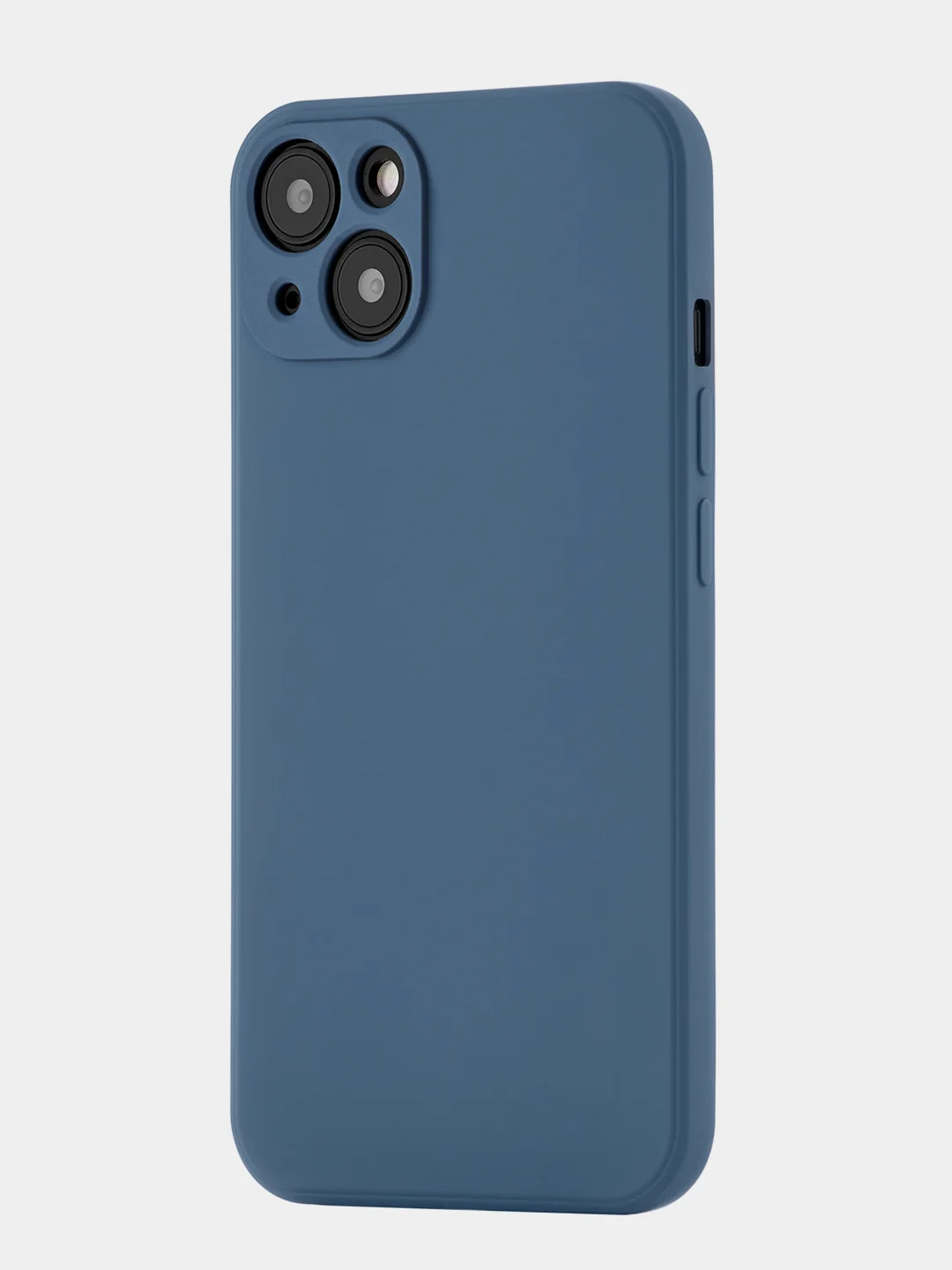 Темно-синий чехол защитный ROCKET Sense для iPhone 13, soft-touch матовый, TPU