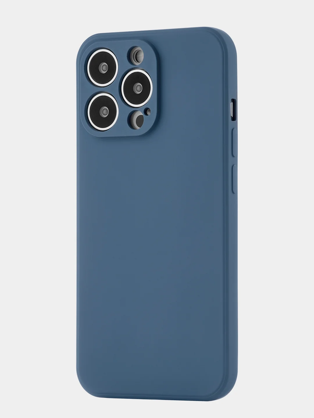 Темно-синий чехол защитный ROCKET Sense для iPhone 13 Pro, soft-touch матовый, TPU