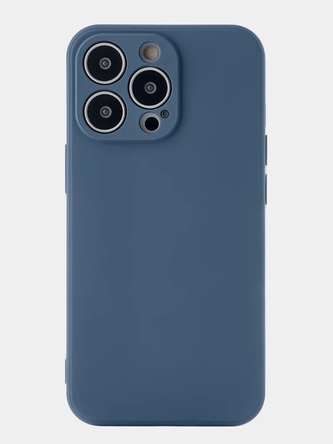 Темно-синий чехол защитный ROCKET Sense для iPhone 13 Pro, soft-touch матовый, TPU
