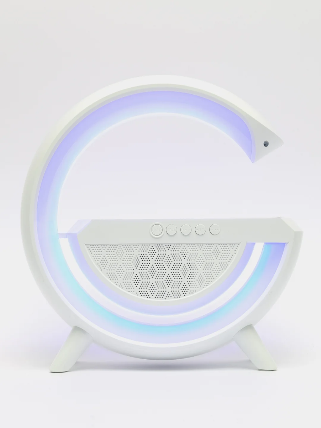 Умный светодиодный RGB светильник, ночник Bluetooth с беспроводной зарядкой и колонкой