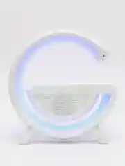 Умный светодиодный RGB светильник, ночник Bluetooth с беспроводной зарядкой и колонкой