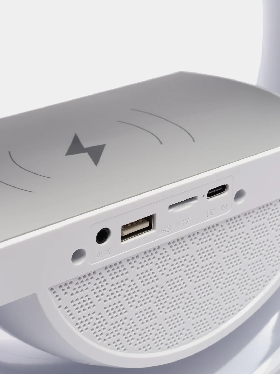 Умный светодиодный RGB светильник, ночник Bluetooth с беспроводной зарядкой и колонкой