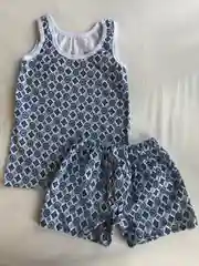 Морской комплект белья для мальчика: майка и боксеры