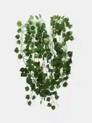 Лесной зеленый лиана искусственная, плющ декоративный, маленький лист, набор из 5 лиан по 210 см каждая
