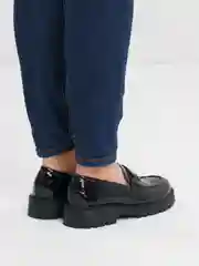 Хром лоферы женские
