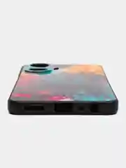 Фиолетовый чехол для Realme C55 (Реалми С55), с принтом, с рисунком