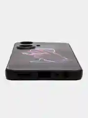 Голубой чехол для Realme C55 (Реалми С55), с принтом, с рисунком
