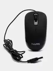 Оптическая проводная мышь для компьютера FaisON M-19, USB, 1200 DPI, кабель 1,8 м