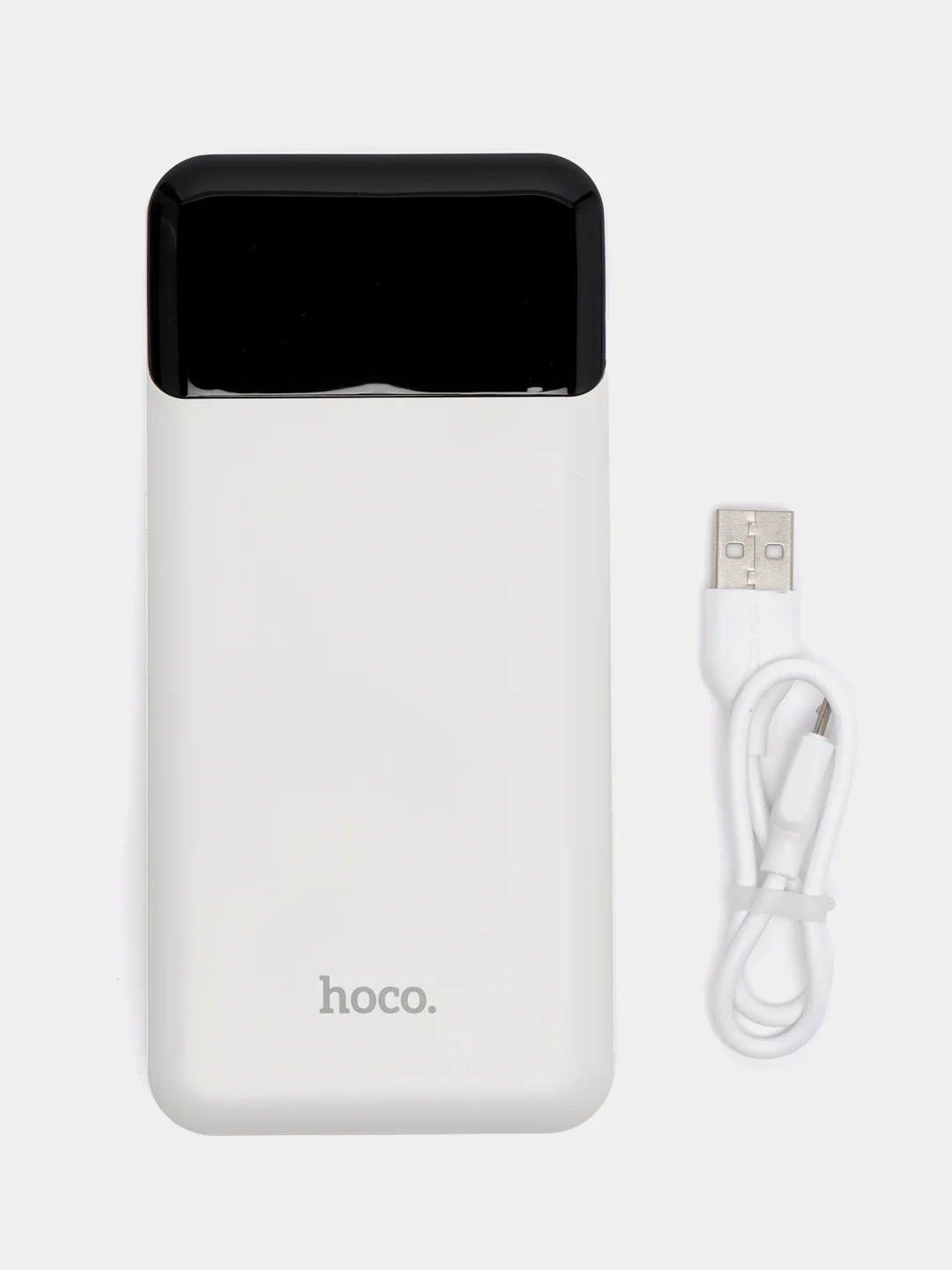 Белый внешний аккумулятор Hoco J102, 20000, 10000mah, БЫСТРАЯ ЗАРЯДКА QC 3.0 + PD