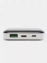 Белый внешний аккумулятор Hoco J102, 20000, 10000mah, БЫСТРАЯ ЗАРЯДКА QC 3.0 + PD