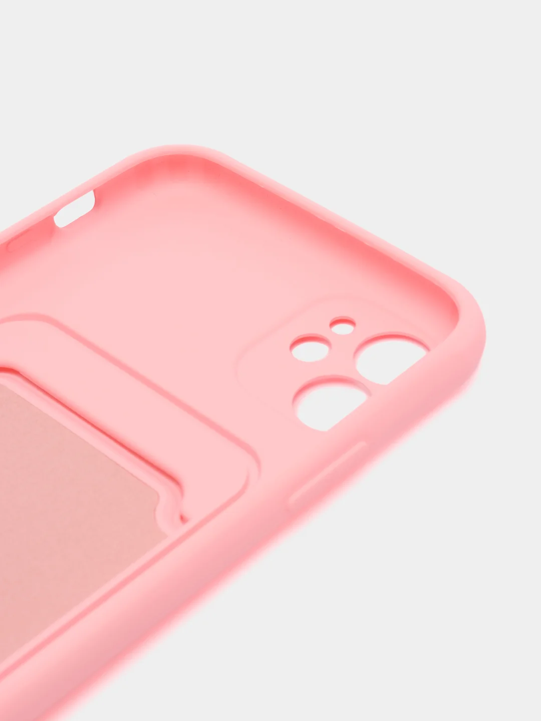 Розовый чехол с карманом для карт для iPhone, Айфон 11, 13, 14, Pro, защита камеры