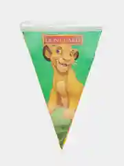 Желтый набор посуды для праздника "Король Лев"