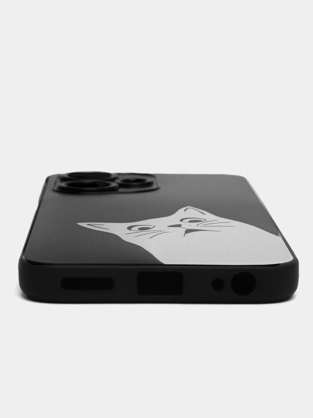 Бронзовый чехол на Infinix Hot 30 Play / Инфиникс Хот 30 Плей прозрачный, с рисунком, защита камеры