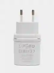 Белый зарядный адаптер C12Q Smart QC3.0, с одним USB портом, поддержка быстрой зарядки QC3.0