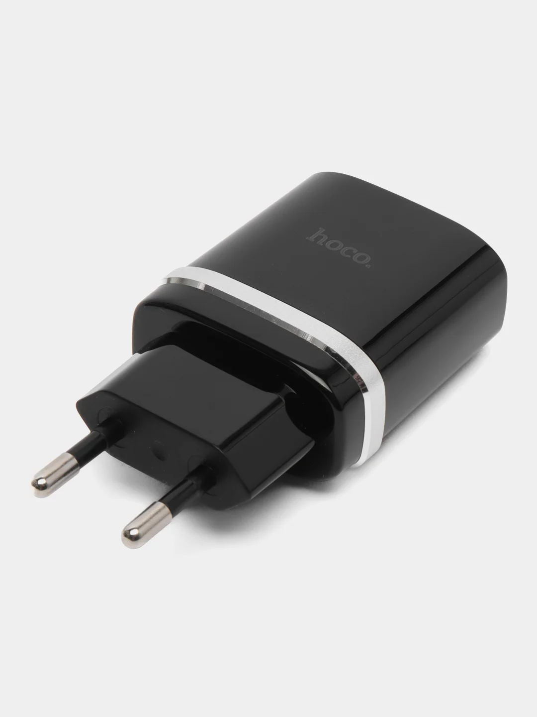 Черный зарядный адаптер C12Q Smart QC3.0, с одним USB портом, поддержка быстрой зарядки QC3.0