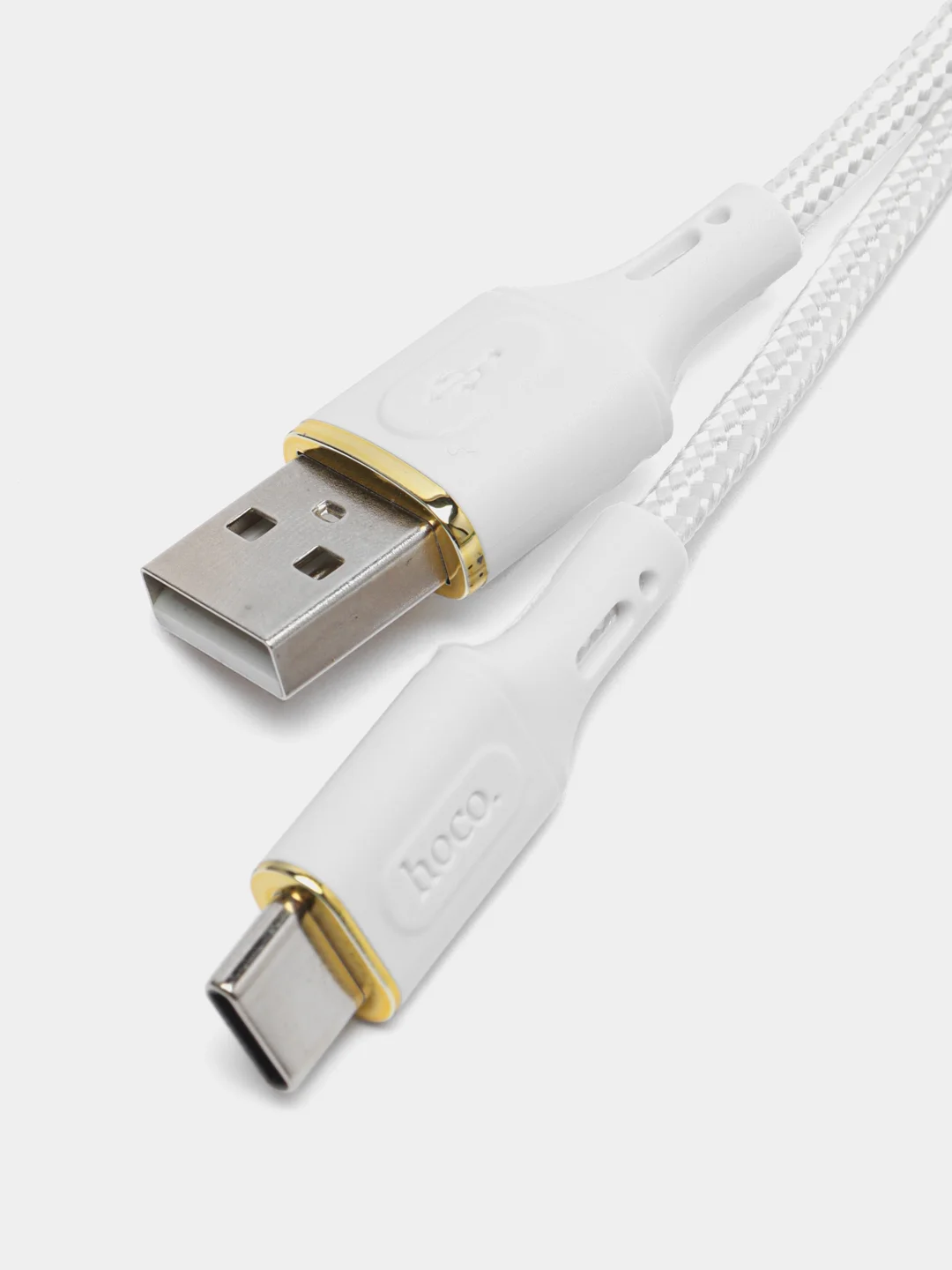 Белый зарядный кабель hoco X95, USB - Type-C, БЫСТРАЯ ЗАРЯДКА 3.0A, 1 м
