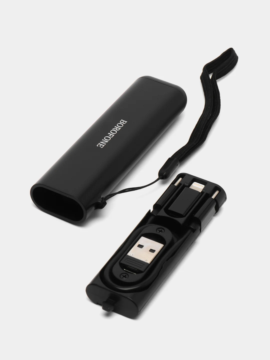 Черный многофункциональный набор переходников, адаптеров Borofone BU36, 60W, черный
