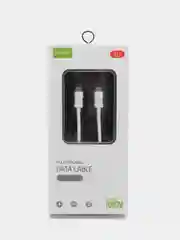 Кабель Maimi X27/1.0м/5A  TypeC - Lightning, белый