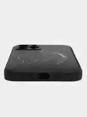 Черный силиконовый чехол для iPhone 15 14 13 12 11 Pro Max Mini Plus XR XS X 7 8+ SE2 с принтом