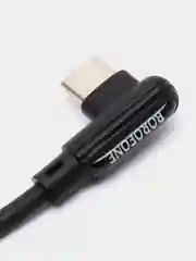 Кабель BOROFONE BX58, Г-образный, Lightning, Micro USB, Type-C, 1 м, черный