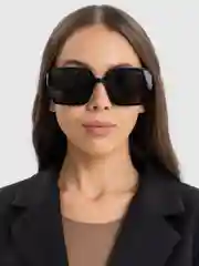 Черный женские солнцезащитные очки/ Имиджевые очки/UV400