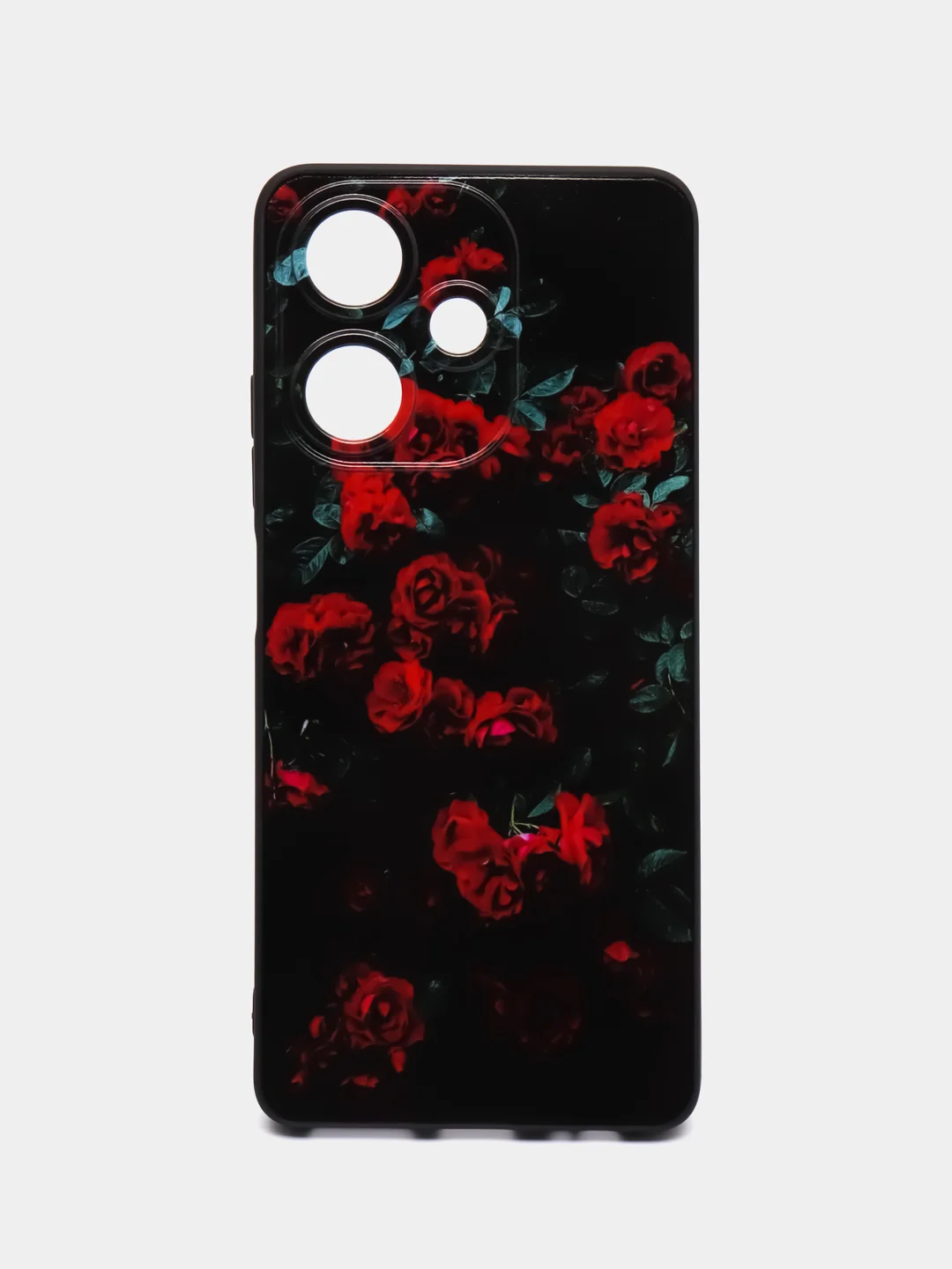 Оранжевый силиконовый чехол для Infinix Hot 30, с принтом, с рисунком (Инфиникс Хот 30)