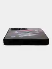 Тёмно-бордовый силиконовый чехол для Infinix Hot 30, с принтом, с рисунком (Инфиникс Хот 30)