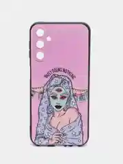 Приглушённый хаки чехол для Samsung Galaxy A24 с принтом, с рисунком (Самсунг Галакси А24)